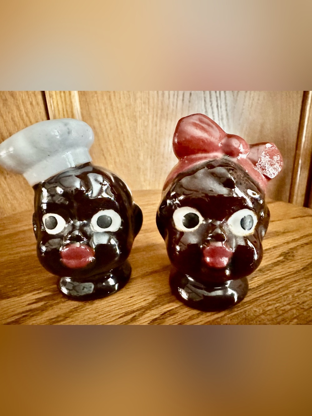 Vintage Black Americana Couple Head Shakers Collectibles - Picture 4 of 6